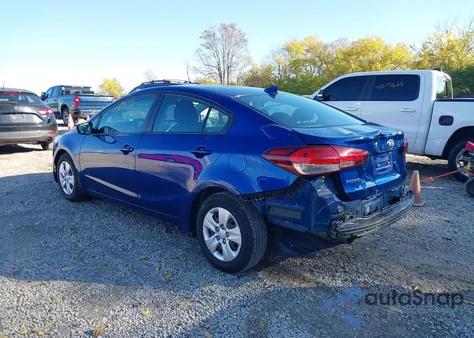 2018 Kia Forte Lx from USA, damaged, VIN 3KPFK4A7XJE267307